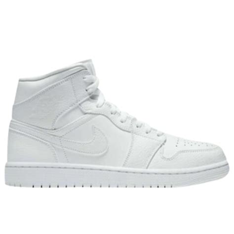 Jordan 1 Mid Triple White 554724 130 For Sale Authenticity