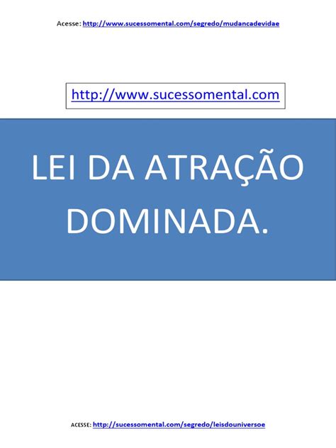 PDF Como Fazer A Lei Da Atra O Funcionar Em Sua Vida DOKUMEN TIPS