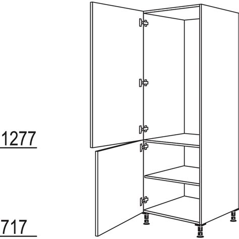 Nobilia Armoire R Frig Rateur G Cm Nobilia Armoire