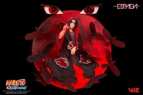 NARUTO SHIPPUDEN Itachi Uchiha Wall Statue 25cm ShopForGeek