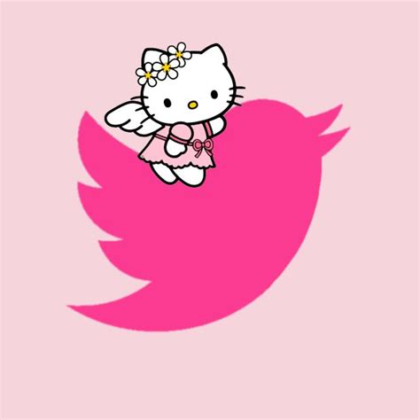 Hello Kitty Twitter App Icon Iphone Icon Hello Kitty Cat App