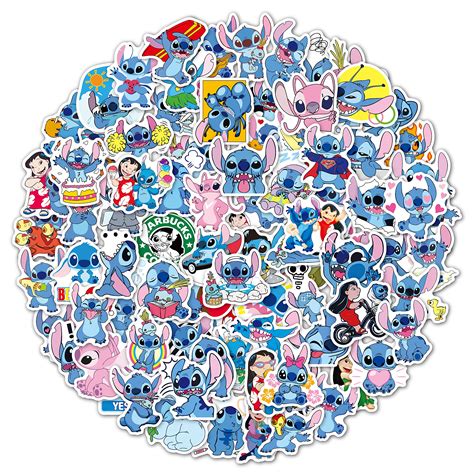 Buy 100 Stitch Stickers Cartoon Cute Stitch Lilo Stickers For Teens