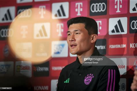 New Fc Bayern Muenchen Signing Kim Min Jae Speaks During The Press