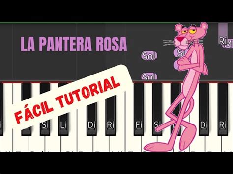 Como Tocar La Pantera Rosa En Piano Facil Y R Pido Youtube