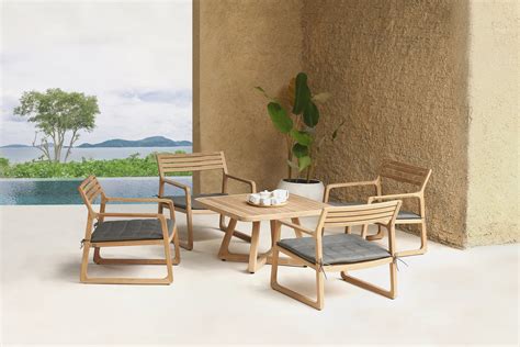 ESTATE Coffe Table Teak & Lounge Chair | MAMAGREEN