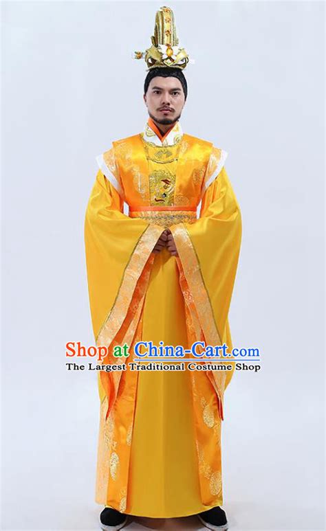 Traditional Chinese Drama Qin Dynasty First Emperor Costumes Ancient