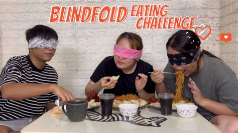 Blindfold Mukbang Challenge With Friends Prank Youtube