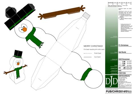 3d Paper Snowman Template Download Printable Pdf Templateroller