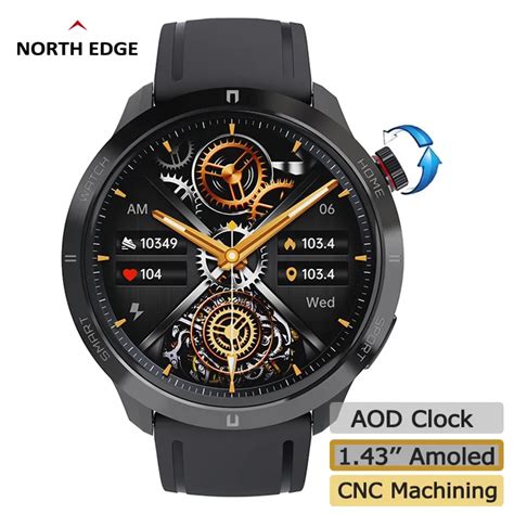 North Edge Reloj Inteligente Amloed Dispositivo Con Pantalla Aod