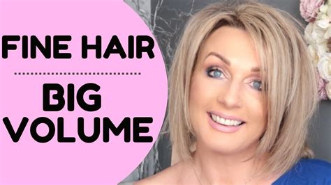 How To Get Big Volume In Fine Hair Youtube