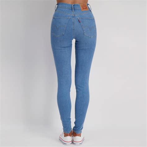 Shop Levis Mile High Super Skinny Jeans In Math Club Fast Shipping