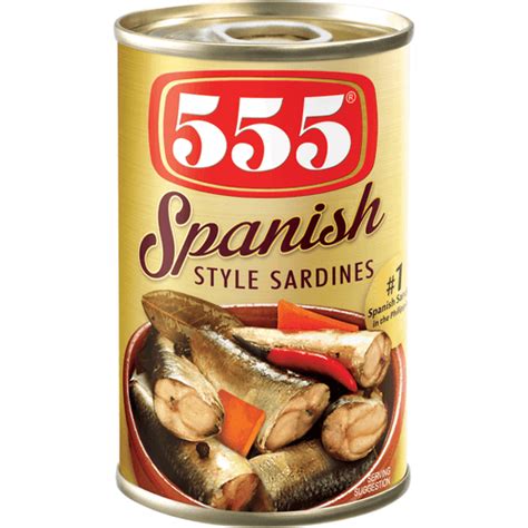 555 Spanish Style Sardines 155g Canned Seafood Walter Mart