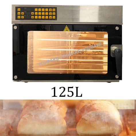 125L Commercial 4 Trays Convection Ovens Electric Bakery Toast Bread