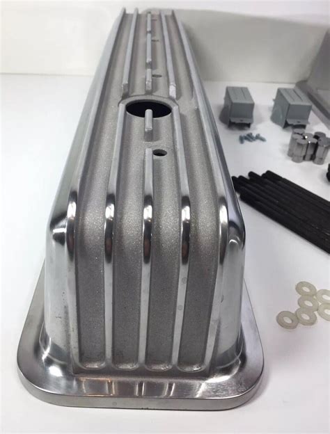 Finned Aluminum Valve Covers For Small Block Chevy Vortec Tbi Tall