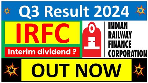 Irfc Q Results Irfc Results Today Irfc Share News Irfc