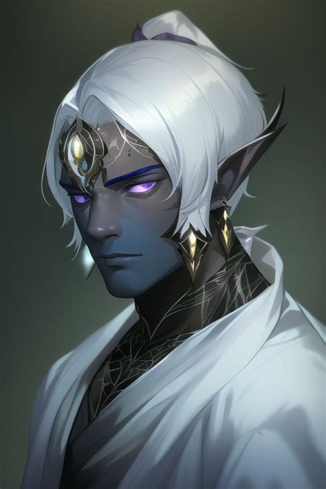 Pin By Fancygiraffe On Pathfinder 2 High Seas Dark Elf Drow Male