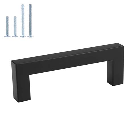 Buy Homdiy 15 Pack 3 Inch Black Cabinet Pulls Square Black Drawer