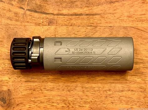 B T Rotex K Titanium Suppressor With Sf Hub Print X Sd Rotex