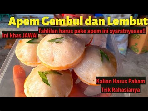 Resep Apem Panggang Empuk Dan Menul Apem Jawa Panggang Cara Membuat