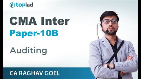 CMA INTER GROUP 2 AUDIT STUDY PLAN BY CA RAGHAV GOEL YouTube