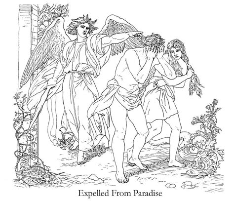 Garden Of Eden Coloring Pages Coloring Home