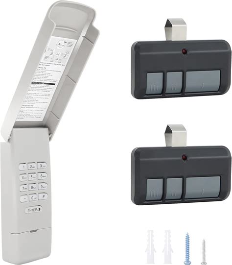 877max Garage Door Keypad With 2 Pack 893max Garage Door Opener Remote