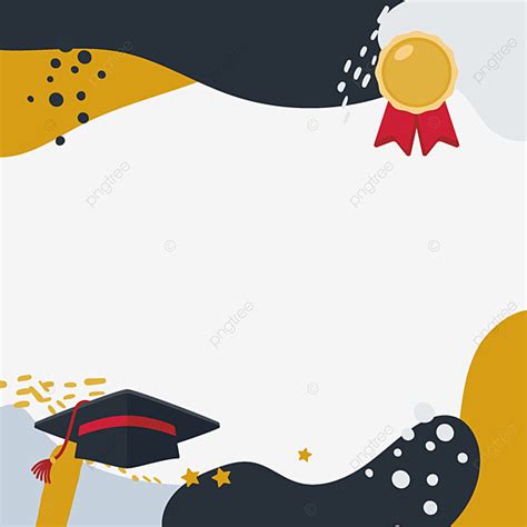 Certificate Graduation Award Vector Art PNG Black Gold Graduation