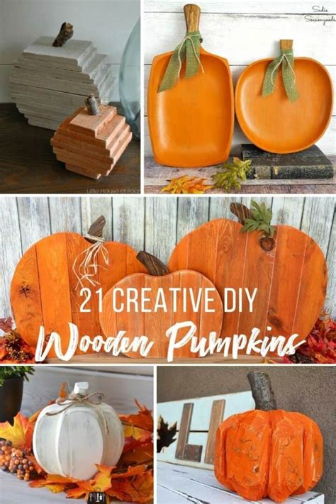 21 Easy Diy Wood Pumpkin Decor Ideas The Handymans Daughter