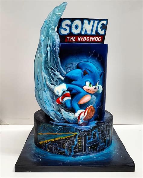 Lumas Cake Store On Instagram Gâteau Sonic Personnalisé Pour L