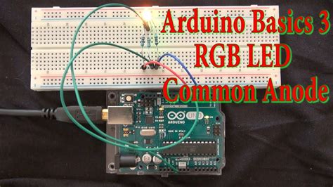 Rgb Led Common Anode Arduino Youtube