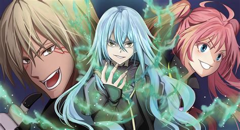 Papel De Parede Para Celular Anime Tempestade Rimuru Milim Nava