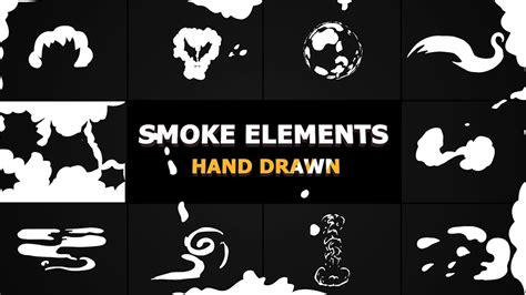 Premiere Pro Template Cartoon Smoke Elements Transitions SBV