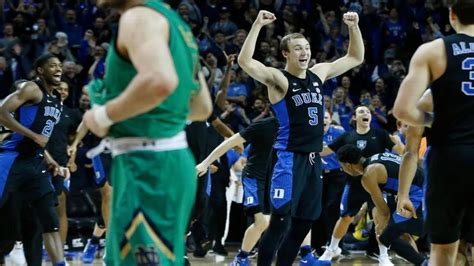 Acc Basketball Tournament Duke Blue Devils Vs Notre Dame Fighting Irish Recap March 11