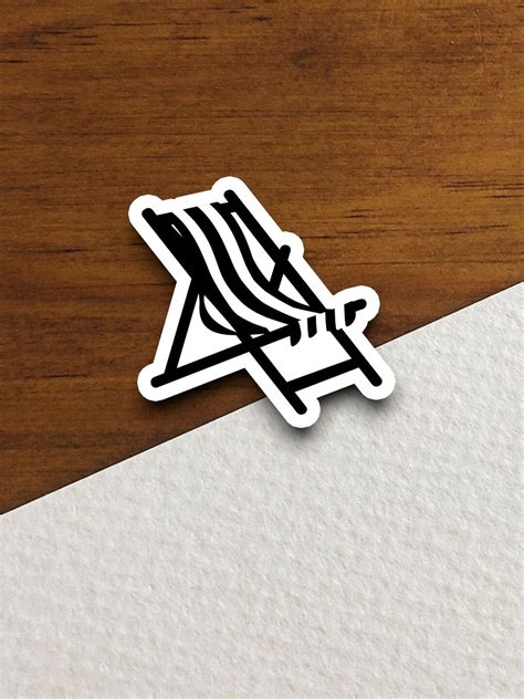 Beach Chair Sticker Travel Sticker Beach Sticker Planner Sticker