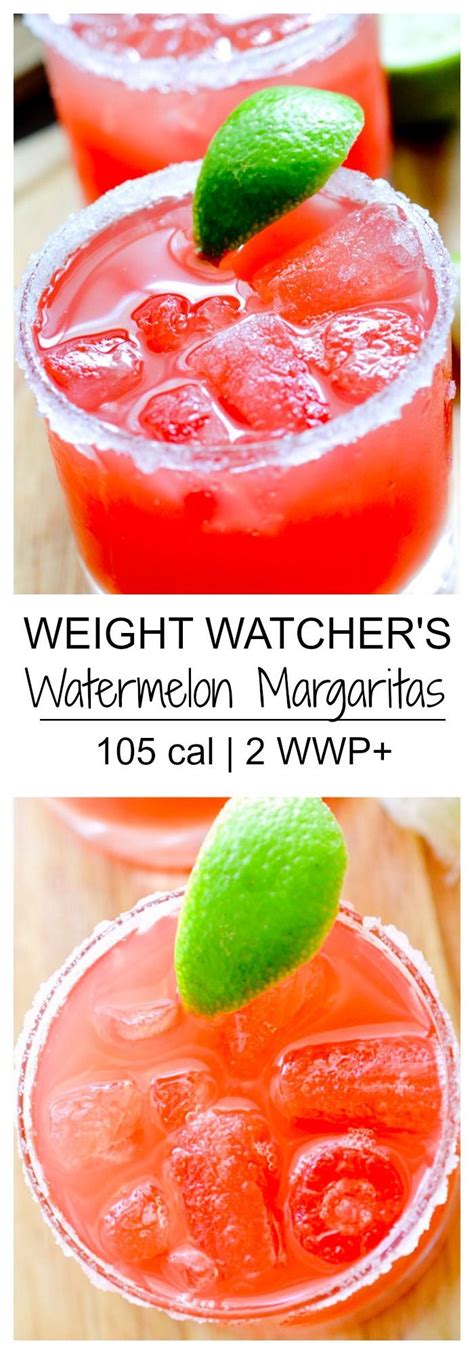 2 Point Watermelon Margaritas Healthy Drinks Watermelon Margarita