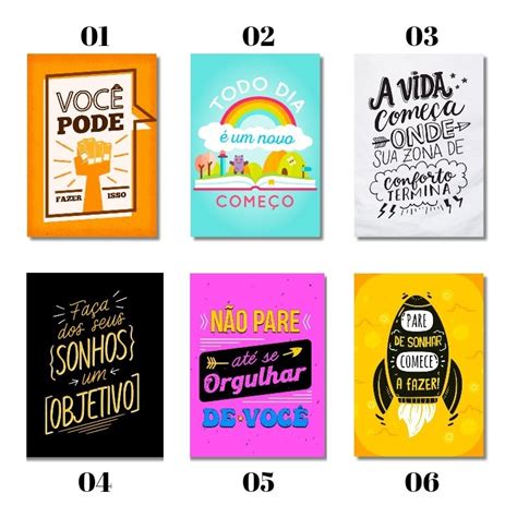 Quadros Placas Decorativas Frases Motivacionais Shopee Brasil