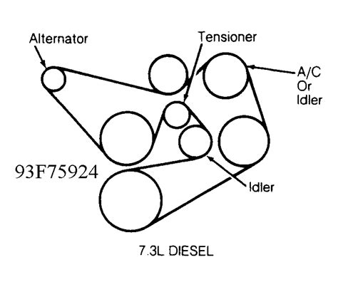 Ford Serpentine Belt Diagram