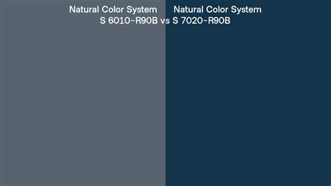 Natural Color System S 6010 R90B Vs S 7020 R90B Side By Side Comparison