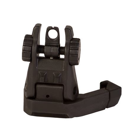 Polymer Rear Flip Up Sight Degrees Offset Backup Polymer Sights