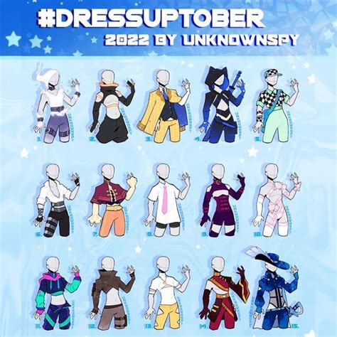 An Image Of Some Cartoon Characters From The Video Game Dressuptober