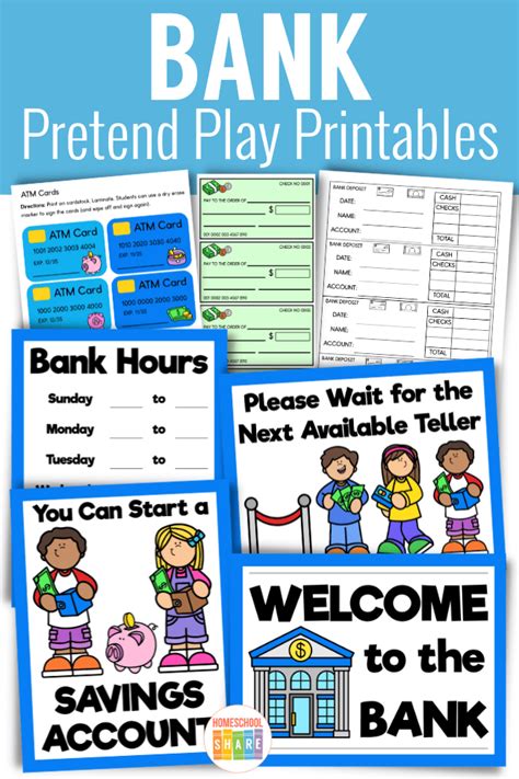 Bank Dramatic Play Homeschool Share