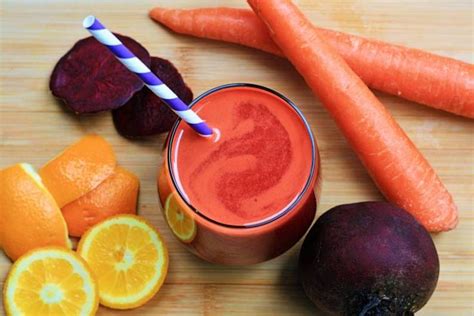 Suco Para A Imunidade De Beterraba Cenoura E Laranja Receita