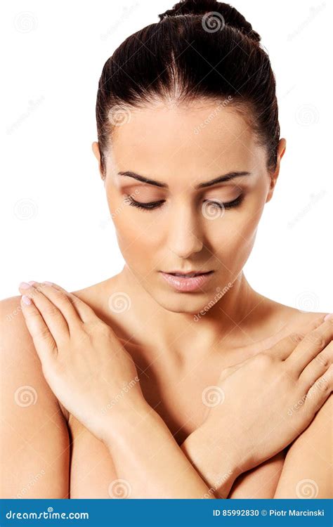 Picture Of A Healthy Naked Woman With Perfect Body Stock Photo Image