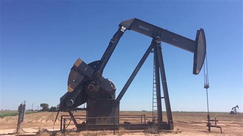 Pumpjack On An Oil Well In Texas YouTube