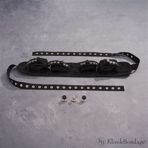 Pillory Bdsm Feet Hands Restraints Bed Set Black Line Kinky Bondage