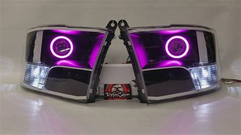 Retroshop Custom Ram Headlights 4th Gen Quads Paint Retrofit