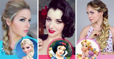 10 Ideas De Peinados Inspirados En Princesas Disney