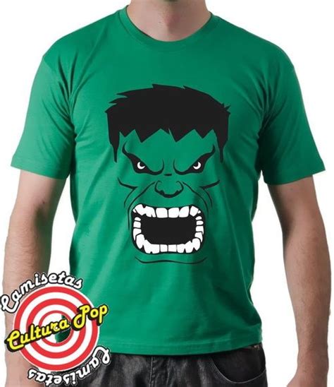 Camiseta Masculina E Blusa Feminina Heróis Incrível Hulk Camisetas