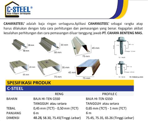 Info Top Profil Baja Ringan, Genteng Keramik