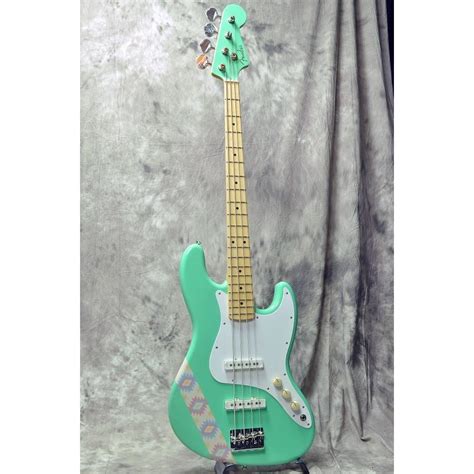 Fender Made In Japan Silent Siren Jazz Bass Maple Fingerboard Surf Green 福岡パルコ店yrk 20